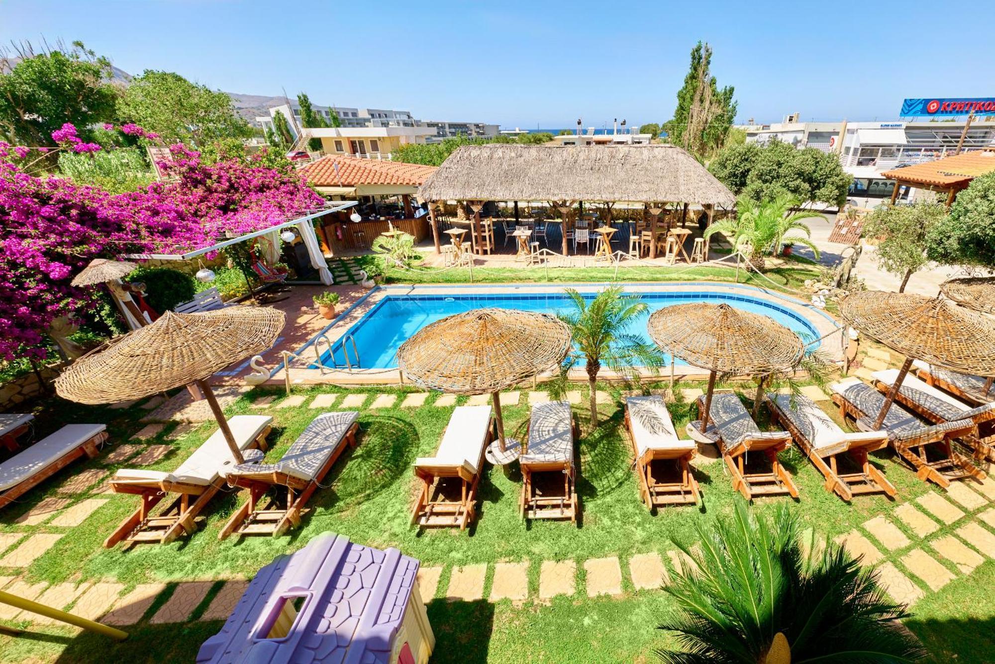 Villa Gereoudis Seaview Apartments-Pool & Bar Колимвари Екстериор снимка